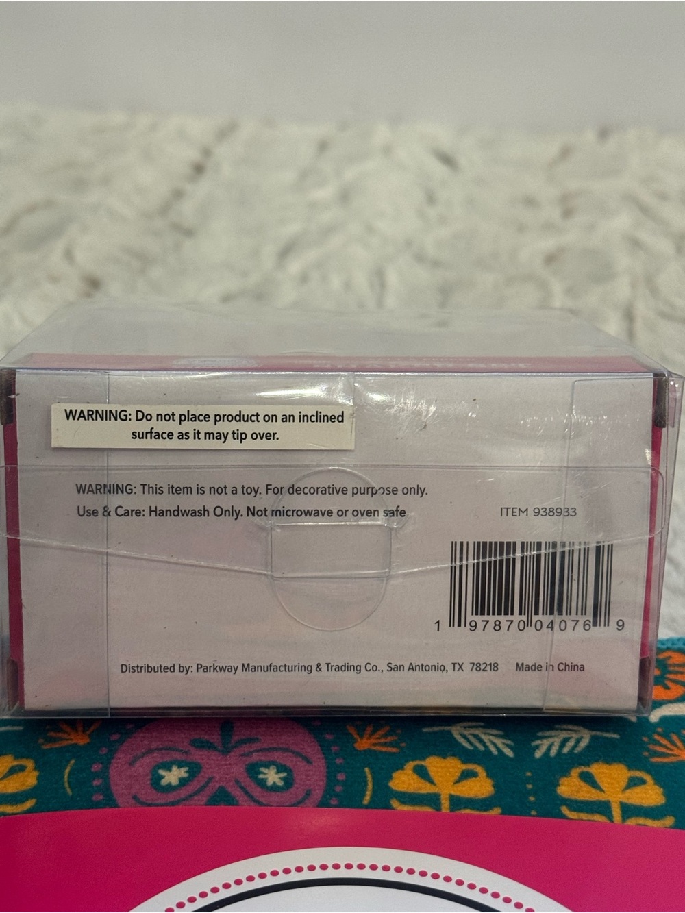 Destination Holiday Day of the Dead Scared Heart Towels, Mat, Shakers Set- 5 pcs - Picture 11 of 12